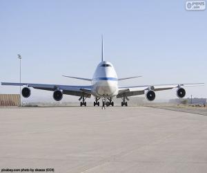 пазл Boeing 747SP